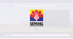Desktop Screenshot of mpsepang.gov.my